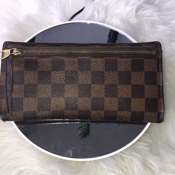 AUTHENTIC “RARE” VINTAGE DOUBLE SNAP DAMIER WALLET - Picture 12 of 16